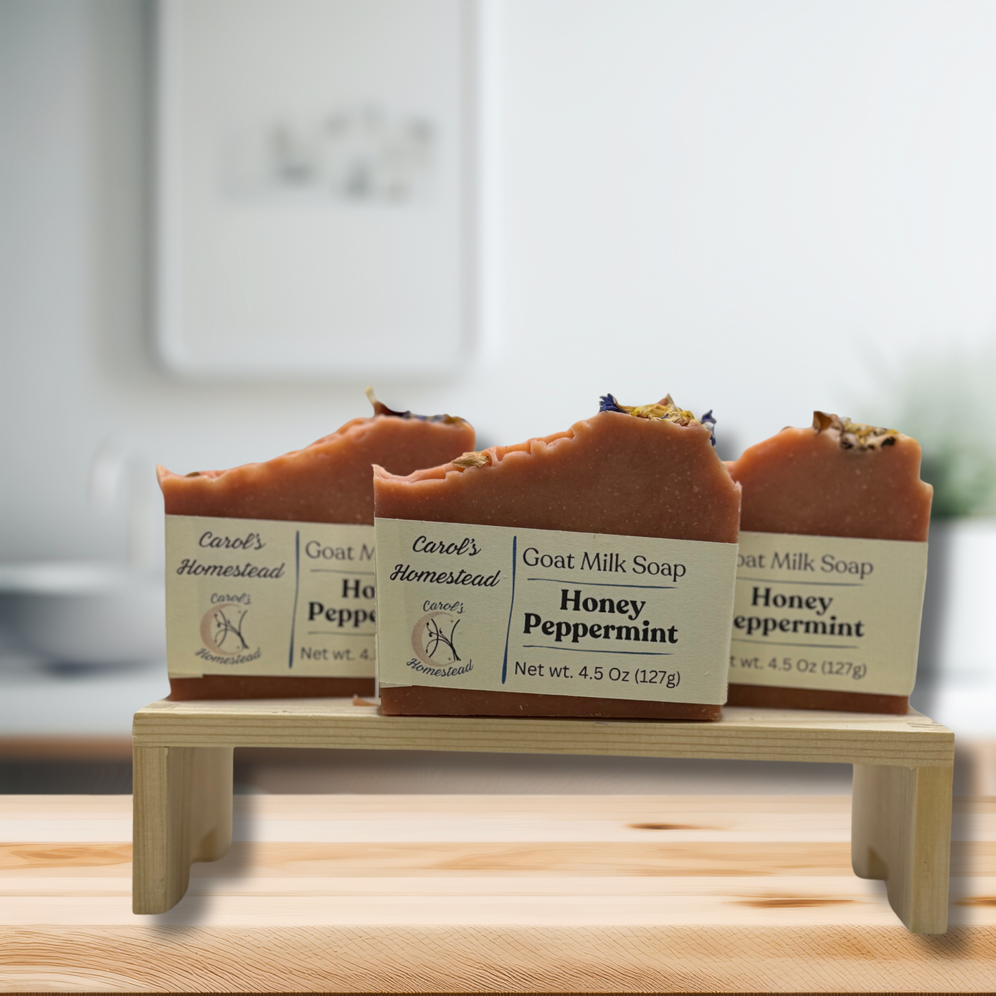 Honey Peppermint Goat Milk Soap