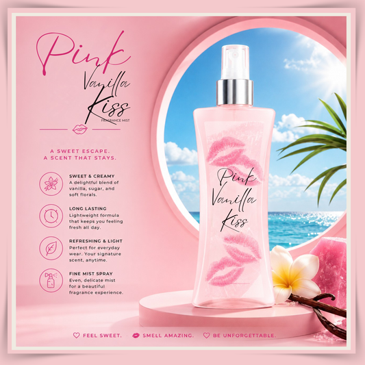 Pink Vanilla Kiss Body Spray